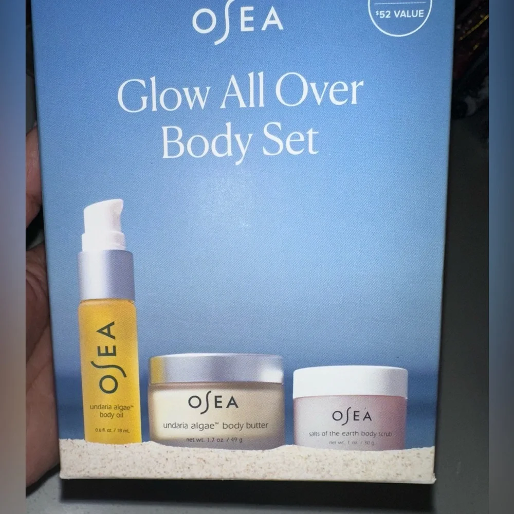 OSEA Glow All Over Body Travel Size Set Value $52